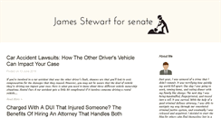 Desktop Screenshot of jamesstewartforsenate.com