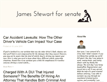 Tablet Screenshot of jamesstewartforsenate.com